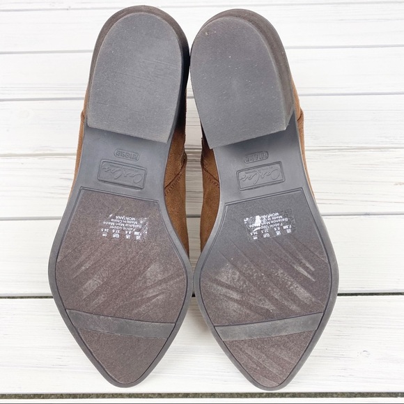 Carlos by Carlos Santana Montana Western Boho Ankle Boots Brown - Picture 6 of 8